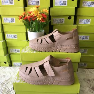 Giày Nữ Giày lười Hãng Siketu Da Mềm Lót Đế Êm Siêu Nhẹ Chống Nước Đế Cao 4cm Chống Trơn Trượt Phù Hợp Mọi Hoạt Động