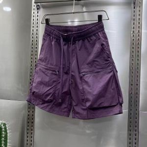 ins large size wide leg cargo shorts with pocket for girls women Korean style high-waisted loose overalls
