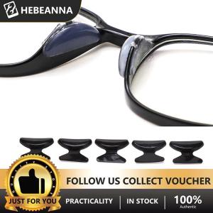 hebeanna 5 Pairs Silicone Anti Slip Silicone Nose Pad for Eyeglasses Sunglasses Glasses