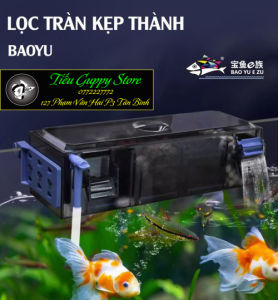 Máng Lọc Tràn Trên Kèm Máy Bơm BAOYU Cho Hồ Cá Cảnh Thủy Sinh G-30 G50 G60 (Chưa có gồm VLL)