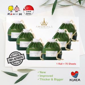 AMORTALS KOREA Disposable Face Towel (70 Sheets Roll Type) Multi-purpose Facial Towel