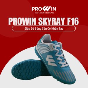 Giày bóng đá Prowin Skyray F16 sân cỏ nhân tạo (Size 30 - 39) - Êm Chân Khâu Full Đế Chính Hãng