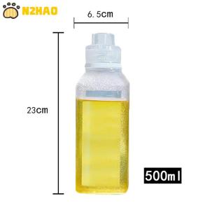 【N2HAO】 1Pc 500ml 800ml Oil Bottle Kitchen Oil Spray Bottle Condiment Squeeze Bottles Cooking Baking Ketchup Mustard Squeeze Bottle