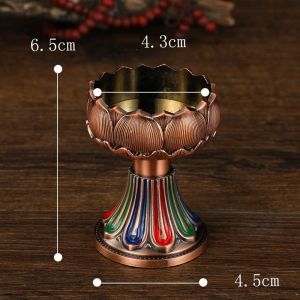 Đồ thờ cúng Phật – Chân nến bơ hoa sen đồng cao cấp mang ý nghĩa phong thủy