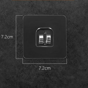 Adhesive ตะขอติดผนังตะขอติดกาวกันน้ำสำหรับห้องครัวห้องน้ำสติกเกอร์ติดผนังแบบมีกาวในตัวตะขอแขวนติดผนังที่ทนทาน