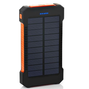 50000mAh Solar Power Bank Charger USB Ports External Charger Flashlight Solar Multifungsi Portabel Berkapasitas Besar PowerBank 50000 mAH