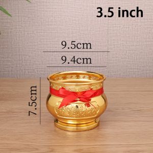 3.5inch Mangkok Kuningan Tempat Dupa Mangkuk Spa Aroma Terapi