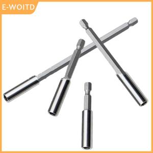 【E-WOITD】 Hexagonal Handle Extended Connecting Rod Magnetic Screw Bits Extension Rod Long Handle Screwdriver Tip Holder Non-slip Hand Tool