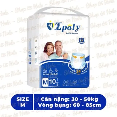 Combo 10-20-30 Miếng Tã Quần Người Lớn IPALY/EPOLY Size M/L/XL Co Giãn Tốt Siêu Mềm Mại Và Tiết Kiệm Cho Gia Đình