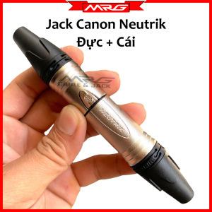 Jack Canon cái Neutrik chân đồng hàng Đài Loan dùng hàn dây tín hiệu (XLR-Female) J-CN | rắc canon cái giắc canon cái rack canon cái