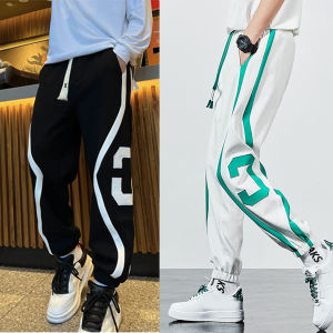 Quần Thể Thao Nam Dài Quần Nam Cao Cấp In Chữ C Form Rộng Màu Đen