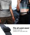 TORRAS COOLIFY ZONE Wearable Waist Fan with Heat-absorbing Phase Change Material, Personal Blower, Portable Large Air Volume, Travel Runtime 15H, Outdoor Belt for Travel/Camping Silver. 