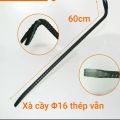 Xà peng ( xà cầy, cây nhổ đinh) dài 60cm, thép phi 16, Rèn Thủ công. 