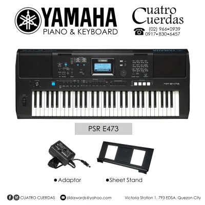 Yamaha PSR E483 61-Keys Portable Keyboard New Model