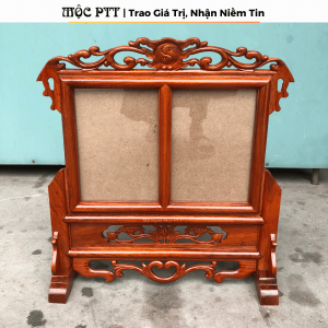 Khung Ảnh Thờ màu Cổ gỗ Hương Đá kích thước Ảnh 18 x 24 20 x 25 20 x 30 25 x 35 Cm