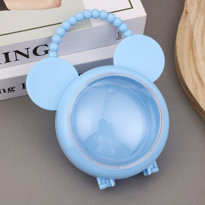 MillionGrid Nhựa trong suốt hộp đồ trang sức đáng yêu phim hoạt hình tóc phụ kiện Tổ Chức Công chúa nhựa lưu trữ hộp dễ thương trẻ em túi