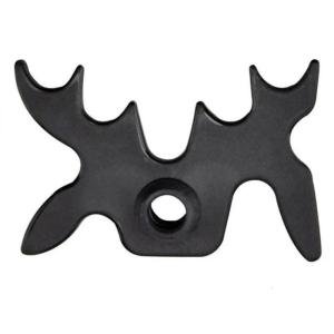 Đầu cầu Gậy bida bằng nhựa màu đen đầu cầu bi A đầu trượt trên cầu Cue cho đầu cầu bi-a bàn bi-a