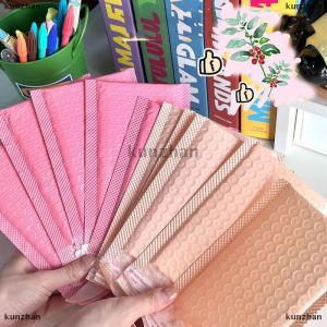 [COD] kunzhan 10pcs Pack Pink Purple Bubble Bag Thicked Express Package Bag Self Adhesive Courier Shipping Mailers Sticker Holder