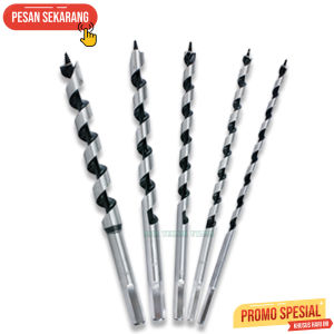 FUJIYAMA Mata Bor Kayu Spiral Panjang Auger Wood Bit Drill / Mata Bor Kayu Balok - AUGER BITS