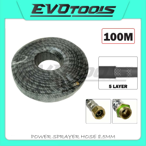 HILTEM POWER SPRAYER HOSE 8.5MM X 5 LAYER (50M & 100M) /HIGH PRESSURE AIR HOSE /AIR COMPRESSOR HOSE/KOREA SPRAY HOSE