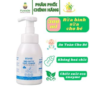 Nước Rửa Bình Sữa Cho Bé Fuwa3e Rửa Bát Ăn Dặm 300ml 100% Enzyme Sinh Học Và Tinh Dầu Hữu Cơ