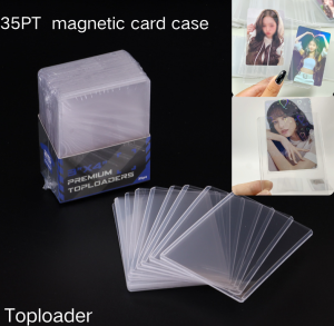 25PCS hot 35pt Toploader Regular for NBA Pards Photocard Pokemon Cards Collectibles
