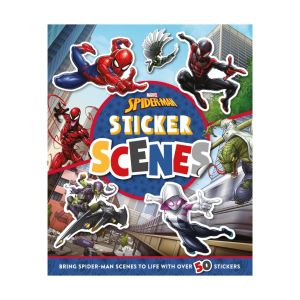 Marvel Spiderman Sticker Scenes Book To Decorate 7 Heroic Scenes With Over 50 Stickers