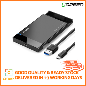 UGREEN USB 3.0 Hard Drive Enclosure 2.5 Inch Hard Drive Enclosure 9.5mm 7mm 2.5 SATA SSD and HDD with 30cm USB 3.0 Cable