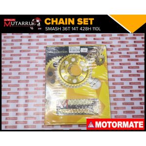 MUTARRU CHAINSET SMASH 36T-14T-428H-110L