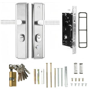 Moketa Safety Door Lock with Key Main Door Lock Set Sus304 Stainless Steel Heavy Duty Door Lock