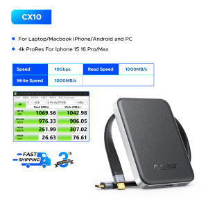 ORICO 1000MB/S Portable SSD PD100W Power Supply Port 128GB/256GB/512GB/1TB/2TB For Business/Travel luxury Leather