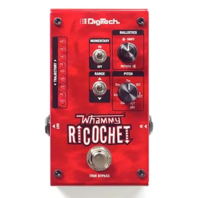 DigiTech Whammy Ricochet Octave Shift Pedal Bounce Stompbox with latching footswitch mode