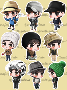 STICKER CUTTING LEE SEUNG GI JIPSABU EDITION WATERPROOF