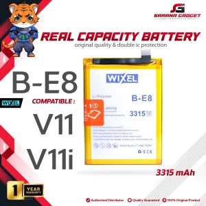 WIXEL ORIGINAL Baterai Vivo V11 V11i B-E8 BE8 Double Power Real Capacity Batre Batrai Battery Ori HP Handphone