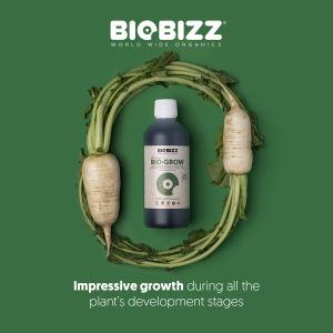 BIOBIZZ Bio-Grow 500ml (Organic Grow Fertilizer NPK Fertilizer 4-3-6 Vegetative Stage Fertilizer)