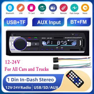 12V-24V Car Stereo Audio bluetooth 1 din Car MP3 Multimedia Player USB MP3 FM Radio Player
