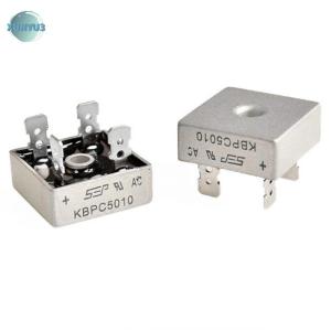 XUNYU3 ไดโอดบริดจ์50A 1000V KBPC5010เดียวเคสโลหะ