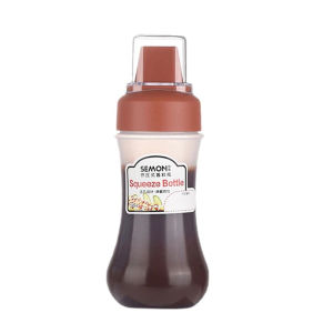 5 Hole Nozzle Sauce Dispenser With Dust Cover Multipurpose Ketchup And Salad Squeeze Bottle
