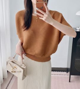 KESHANGYI French Accordion Pleats Batwing Sleeve Women T- Shirt Loose High End Feel Summer New Short Sleeve Top