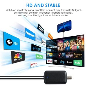 guibai Indoor TV Digital Antenna Mini HD Digital Signal Receiver