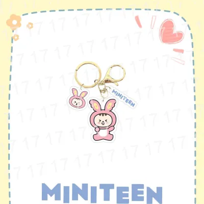 clu SEVENTEEN MINITEEN KPOP acylic key holder The8 keychain bag pendant ulc
