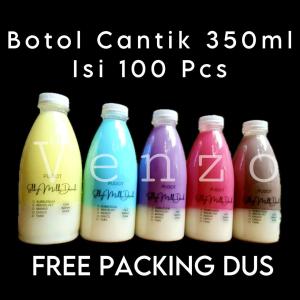 (ISI 100 PCS!!!) Botol Cantik 350ml FREE PACKING DUS