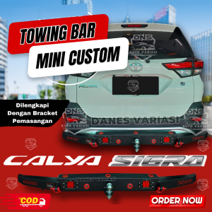PROMO  Towing Bar Bumper / Bemper Belakang Mobil Towing Mini Custom Premium Kualitas Import Grade A TOYOTA CALYA / DAIHATSU SIGRA  Premium Car  Accessories Murah Bisa COD