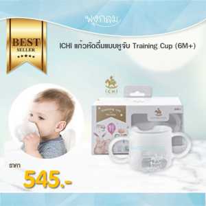 ICHI แก้วหัดดื่มแบบหูจับ Training Cup (6M+)