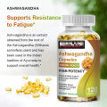 Ashwagandha 1000mg Capsules for Relieve Stress & Anxiety Focus Restore Normal Energy Levels. 