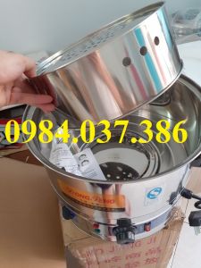 Nồi hấp hải sản gà vịt bánh bao giò bằng điện inox 40cm