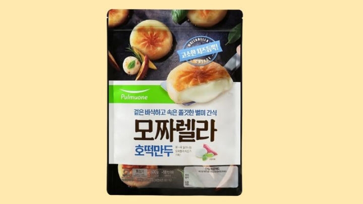 Bánh xếp Hotteok nhân phô mai mozzarella Pulmuone béo ngậy, thơm ngon