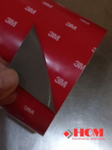 3M 4229P 615mm x 10m nguyên log Băng Keo Hai Mặt cường lực - keo xốp dầy màu xám đậm dính được nhiều chất liêu dán đồ chơi xe logo