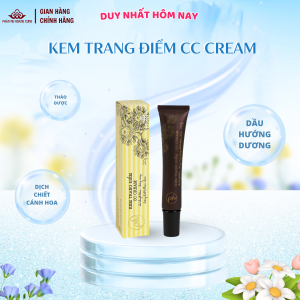 ( Duy nhất hôm nay )  Kem Nền Kem Trang Điểm CC Cream   Phấn Nụ Hoàng Cung Che Khuyết Điểm Dung Tích 15g
