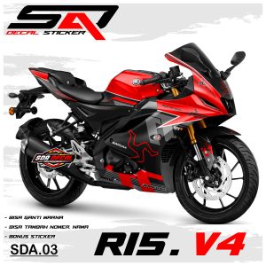 Stiker Custom Full Body R15 V4 - Dekal Sticker Variasi Motor R15 V4 Premium Racing SDA.03